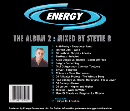Stevie B Energy The Album 2