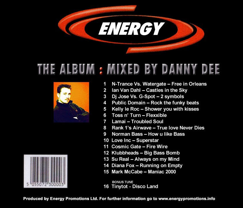 Danny Dee Energy The Album 1