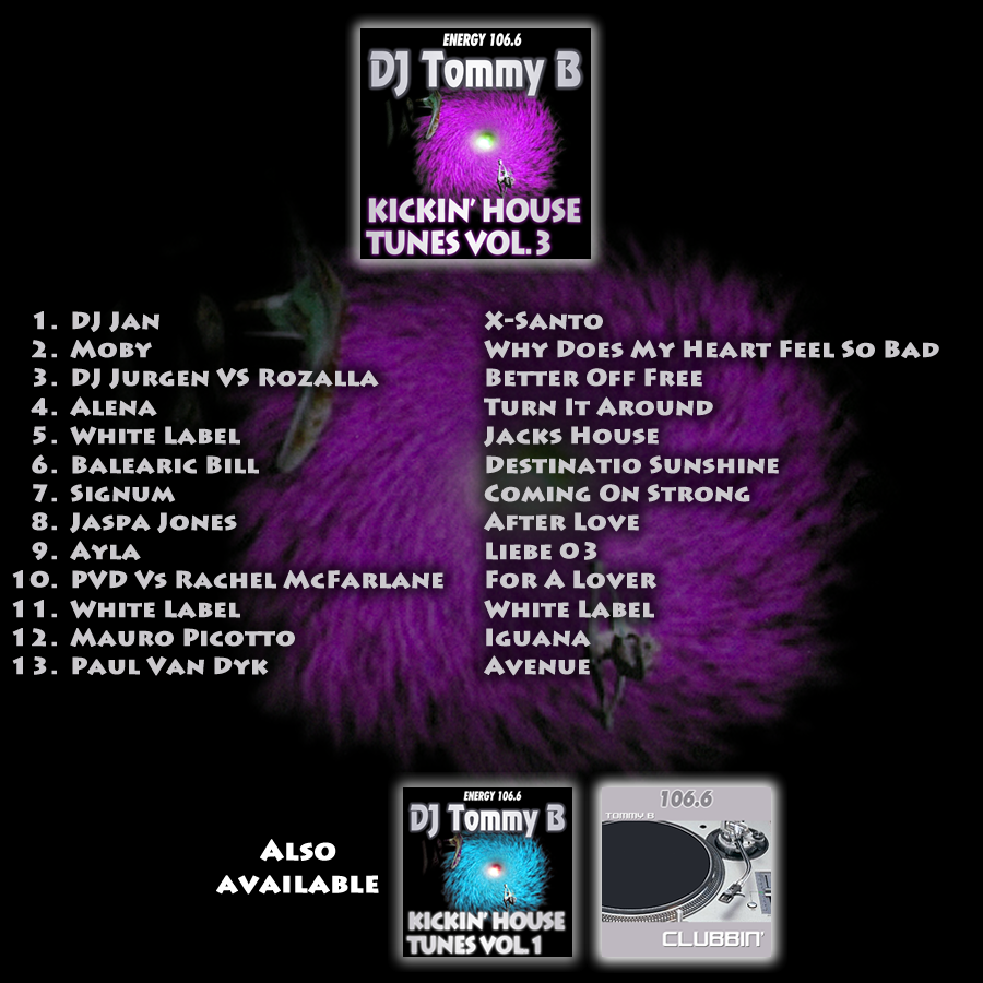 Tommy B Kickin House Tunes Vol.3